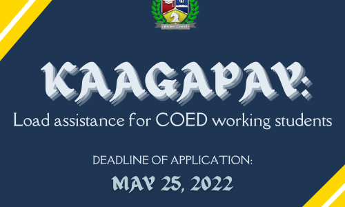 KAAGAPAY: Load assistance for COED working students
